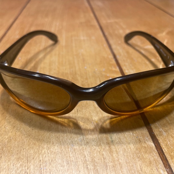 ICICLES Sunglasses Made in Italy Black/Amber Lens Motorcycle Slider UNISEX - Picture 14 of 16